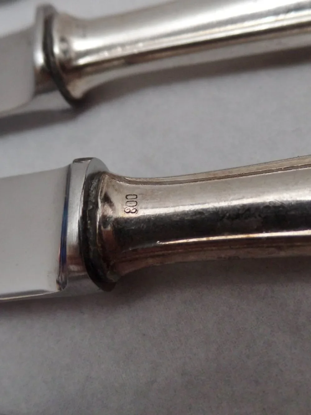Zwillings J.A. Henckels Set Of 5 Butter Knives 800 Silver Holland